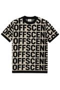 Brown OffScene Knitted Unisex T-shirt